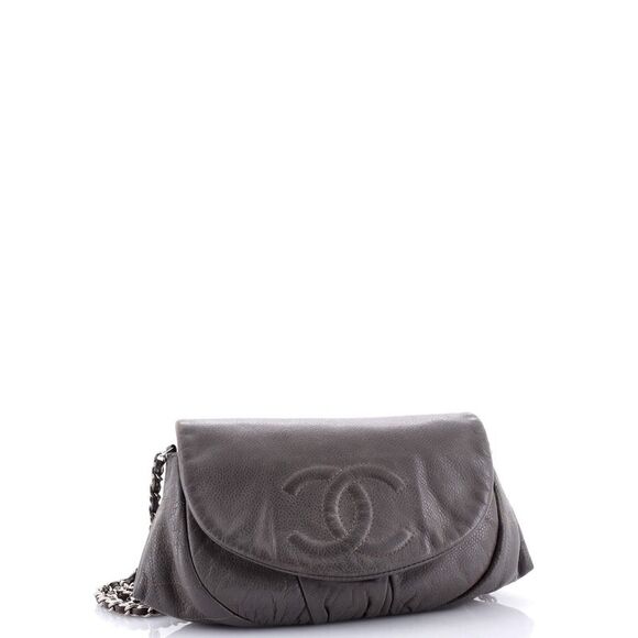 Chanel Half Moon Wallet on Chain Caviar Gray - Picture 2 of 8